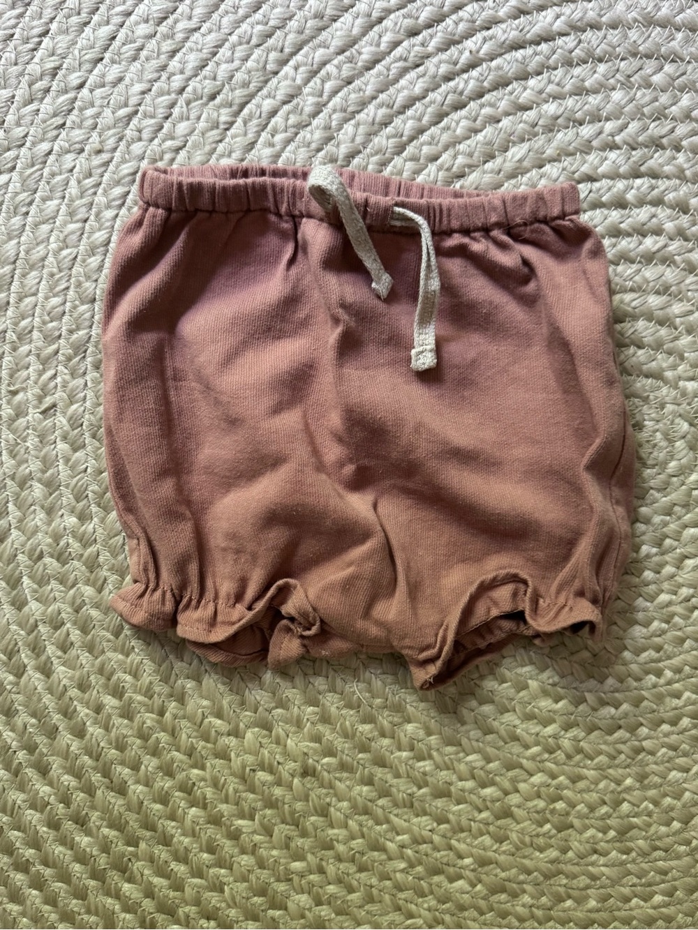Zara Dusty Rose Baby Diaper Cover Shorts